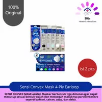 Sensi Convex Mask 2pcs/sachet / Masker Wajah Sensi