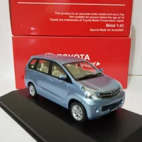 Diecast Avanza G Light Blue miniatur mobil Toyota Avanza G biru murah