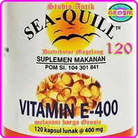 SEA QUILL VITAMIN E 400 isi 120- 60- 30 - GROSIR SEA QUILL - VITAMIN E