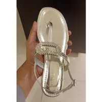 Sepatu sandal Aldo Ori Murah READY Women Slingback Flatshoes Silver