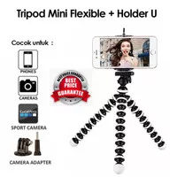 Mini Flexible Tripod Gorilla Pod Flexible Vlogger Tiktok Live + Holder
