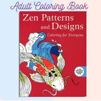 adult coloring book buku mewarnai dewasa art therapy- zen pattern