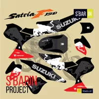 Decal Suzuki Satria FU 2012 Barong - Redbull I Sbarin Project