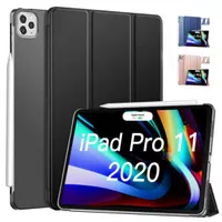 iPad Air 4 2020 Smart Flip Cover Back Frosted Hard Case Matte Black