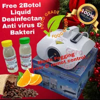 Mesin Fogging Timer & Remot free cairan Desinfectan foodgrade 2botol