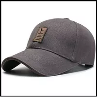 EDIKO Topi Baseball Golf Logo Ediko Sport Fashion - Gray