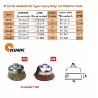 Kinik CC31 Sikat Mangkok/Cup Type Wire Brush 3-75mm HEAVY DUTY