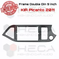 Frame 9 inch KIA PICANTO 2011 Double Din 9 Head Unit Tape