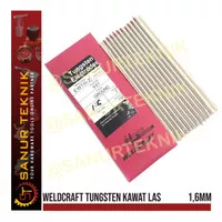 Kawat Las Tungsten 1.6mm / Kawat Las Tig Torch 1.6 mm / 1 pak (isi 10)