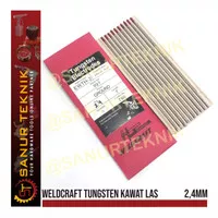 Kawat Las Tungsten 2.4mm / Kawat Las Tig Torch 2.4 mm / 1 pak (isi 10)