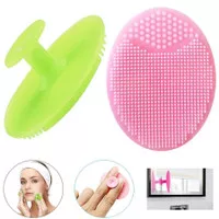 Sikat Pembersih Wajah Silikon Silicone Facial Wash Brush Pad sk01