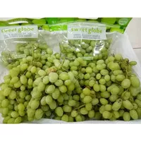 buah anggur autum sweet globe hijau non biji manis 1kg
