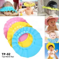 Topi Keramas Anak Bayi Pelindung Mata Telinga Kids Shower Cap TP-02