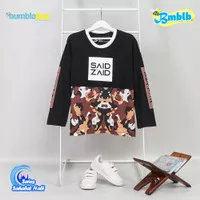 baju kaos muslim anak 3 4 5 6 7 8 9 10 11 tahun kaos lengan panjang 03