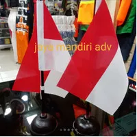 bendera meja negara + tiang kayu