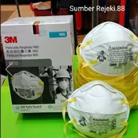 Masker N95 3m 8210 particulate respirator Isi 20 Pcs 1Box ORI 3M 100%