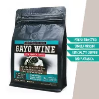 Arabika Gayo Wine 200 Gr - Bubuk / Biji - Aceh Gayo Arabica Coffee