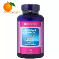 Wellness Omega 3 Fish Oil 1000mg / Omega3 1000 mg 75 Softgels