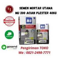 MU 200 MU200 semen instant instan mortar utama utk aci acian 40kg