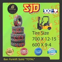 Ban Forklift Mati/ Solid Ukuran 600-9 TOTAL