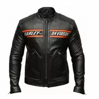 Jaket kulit harley davidson/jaket kulit pria/ jaket kulit biker