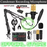 paket mic condenser bm 800 lengkap youtuber bigo live recording