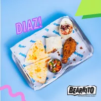 Diaz (Carne Birria Burrito, Quesadillas, dan Pollo Frito Combo)