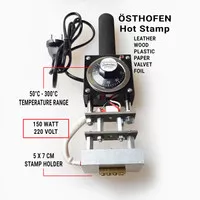 paket mesin emboss hot press osthofen handheld dan stamp custom