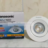 Panasonic Downlight Spotlight Led 3W 3 Watt adjustable