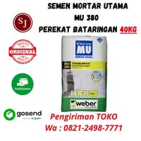 MU 380 MU380 semen instant instan mortar utama perekat hebel