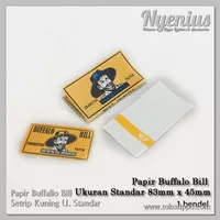 Papir Rokok Buffalo Bill Setrip 1 bendel (Bufalo) Tingwe Linting