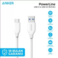 A8163 - ANKER Kabel Charger Anker PowerLine USB Type C to USB 3.0 3ft