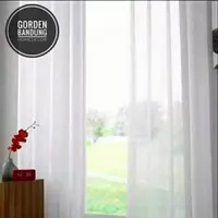 gordeng vitrase gordeng daleman jendela minimalis bahan voil polos