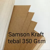 Kertas Samson Kraft Tebal 350Gsm Ukuran 120cm x 90 cm Plano