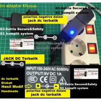 Adaptor Efek 9V 1A Adapter 0.5A Effect Power Supply dc terbalik 9vdc