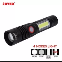 Senter LED Magnet JOYKO FL87/Flashlight LED FL-87/Rechargeable LED