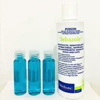 Virbac Sebazole Shampoo Hewan Jamur Repack 30ml