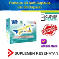 Fishqua 30 Soft Capsule// Suplemen kesehatan