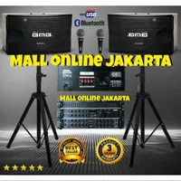 Paket karaoke speaker bmb 10 inch bluetooth power ampli fc a4000 ori