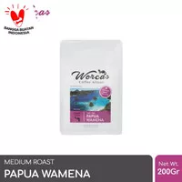 Kopi Arabica Papua Wamena 200 Gram Medium Roast (Biji/Bubuk)