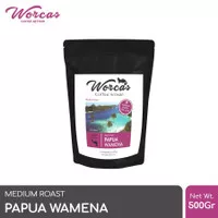 Kopi Arabica Papua Wamena 500 Gram Medium Roast (Biji/Bubuk)