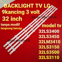 led backlight lampu led backlight tv LG LS 32 inch 3v 9k led universal