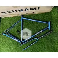 Frame Roadbike Rim Brake Seaboard Tsunami Blue