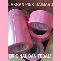 Lakban daimaru warna Pink opp tape 48mm x 90Yard