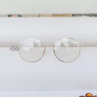 Kacamata Bulat Besi Ramping -Yayati 02-