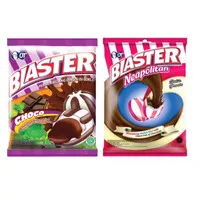 Blaster Permen Blaster Candy Bag 125gr isi 50 pcs (@2,5 gr) ALL VARIAN - Cokelat Mint
