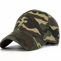 TOPI GREEN ARMY - Topi gym baseball trucker tentara camouflage loreng