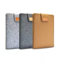 Ipad Air 4 2020 10.9 Inch Sleeve Tas Cover Bag Leather Domba Wool