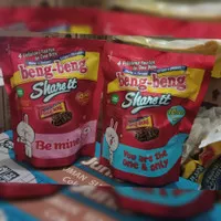 Beng Beng Share It 95gr-Isi 10pcs-Wafer Caramel Crispy Coklat Crunchy-