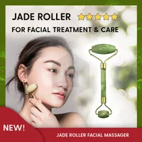 JADE ROLLER FACIAL TREATMENT CARE Alat Pijat Muka Wajah Jade Roller